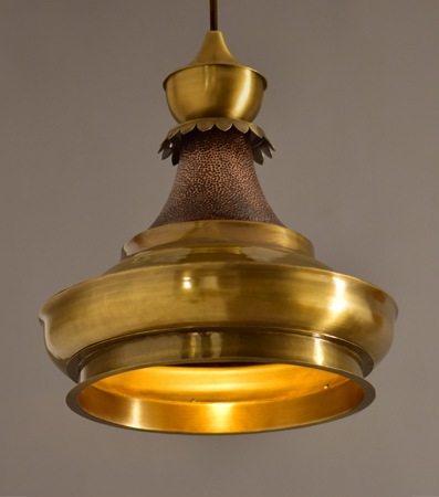 Vilakku pendant Lamp by Sahil & Sarthak